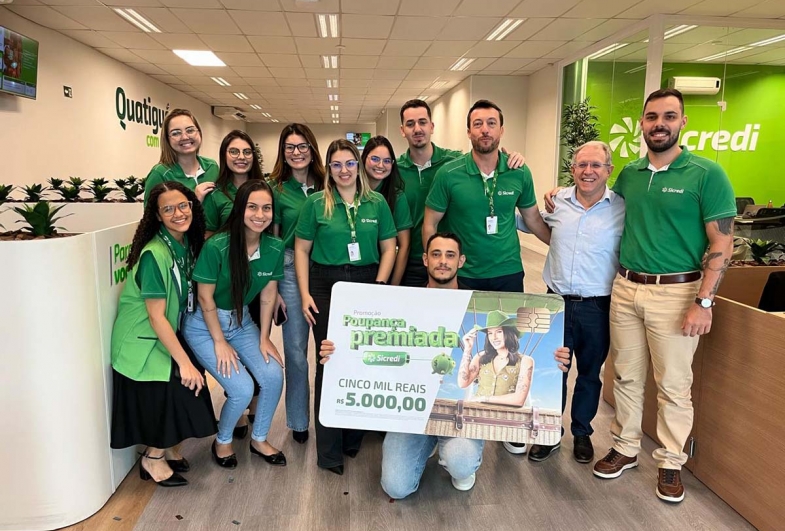 Poupança Premiada Sicredi mantém sequência de sorteados e reforça adesão dos associados