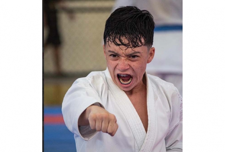 Enzo Faustino -  kata - Cadete Masc. 2° kyu acima