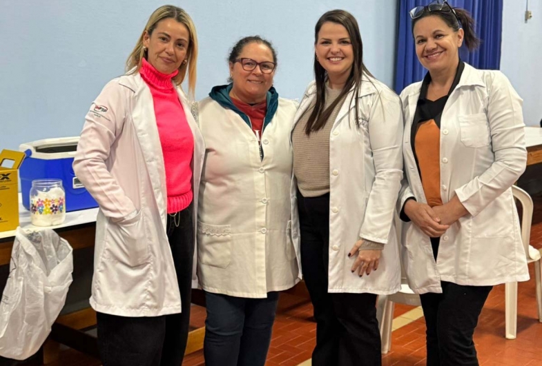 Em Taguaí Vacinação contra a gripe é realizada em igrejas 