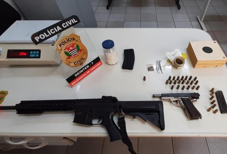 Homem é preso no bairro Areias por posse ilegal de arma de fogo