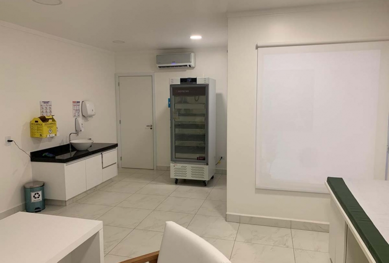 Sala de Vacina com toda estrutura para melhor atender os clientes
