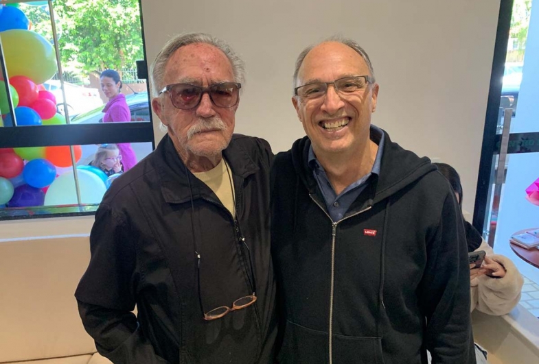 José Maria com o amigo Dr. Luciano Fioretto