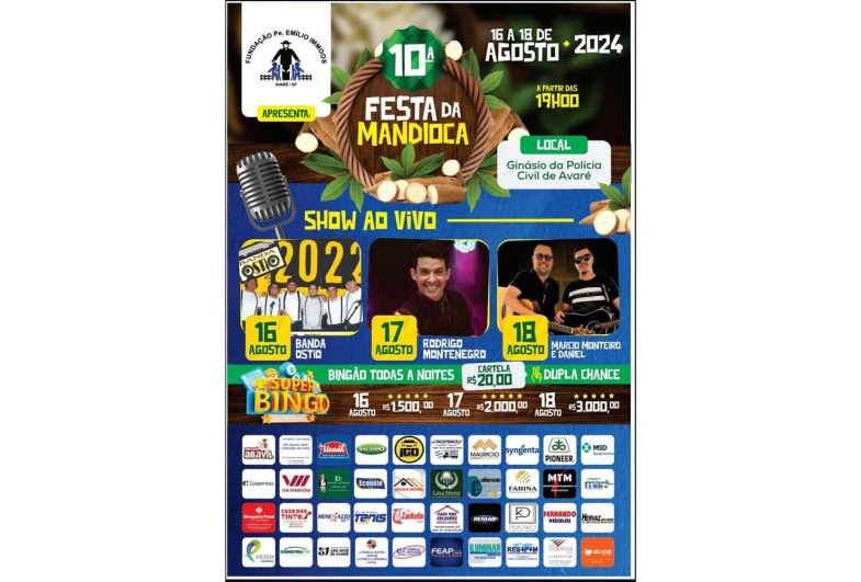 Fundação Padre Emílio Immoos: Transformando Vidas e Celebrando a Cultura na 10ª Festa da Mandioca