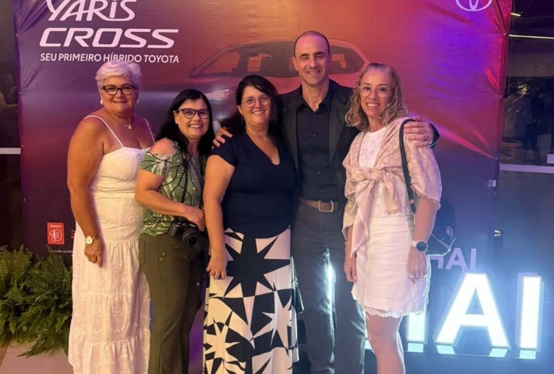 Marcia Marinho, Neia, Silvania, Ricardo Souza e Luciana