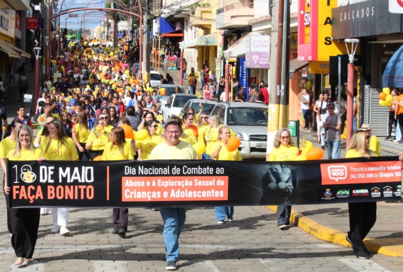 Caminhada da campanha Faça Bonito acontece na segunda-feira, 18