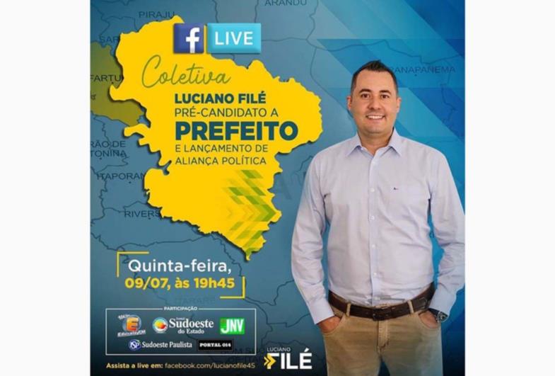 É HOJE ÀS 19H45 | COLETIVA LUCIANO FILÉ