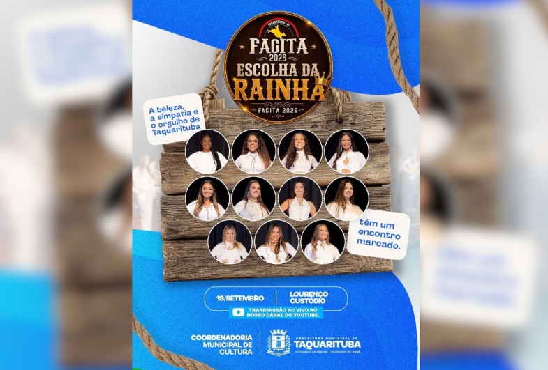 Taquarituba realiza neste sábado (19) a Escolha da Rainha