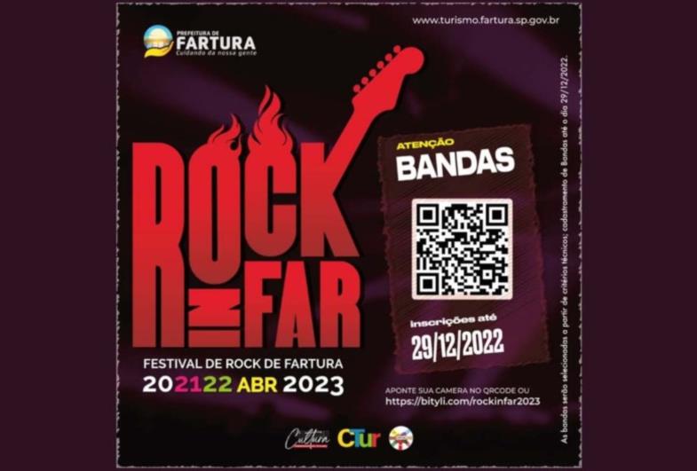 Atenção bandas: inscrições estão abertas para 7º RockinFar