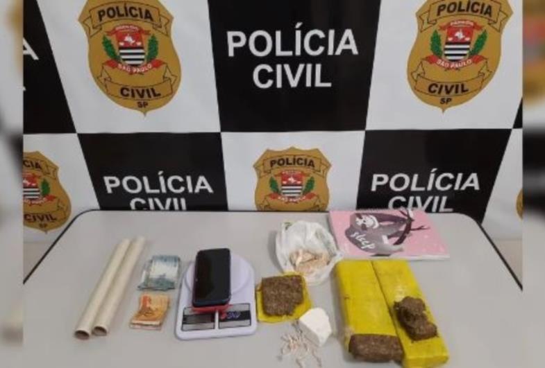 Homem é preso e adolescente detida por tráfico de drogas na zona rural