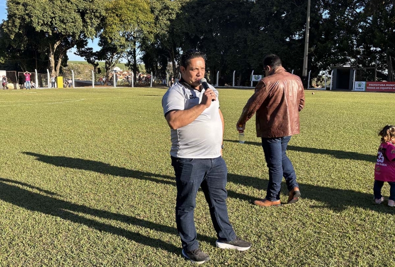 Secretário de esportes Gustavo Rocha