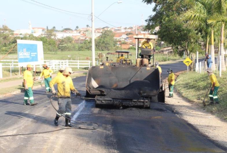 Empresa faz recape de trecho da Avenida Pedro Gordo e Rua Santo Agostinho