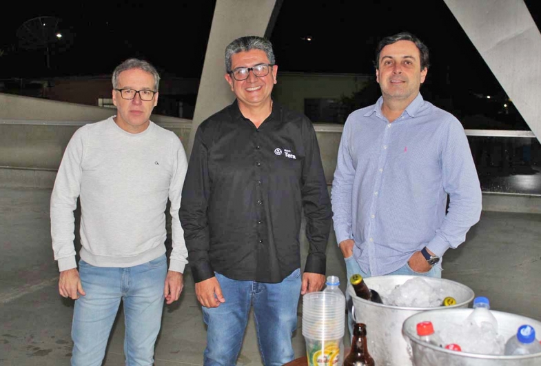Roberto Bérgamo, Rafael Chamorro e Dr. Felipe Gomes
