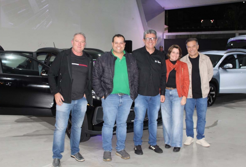 Fernando, Neto, Rafael Chamorro, Fabiana e Sérgio