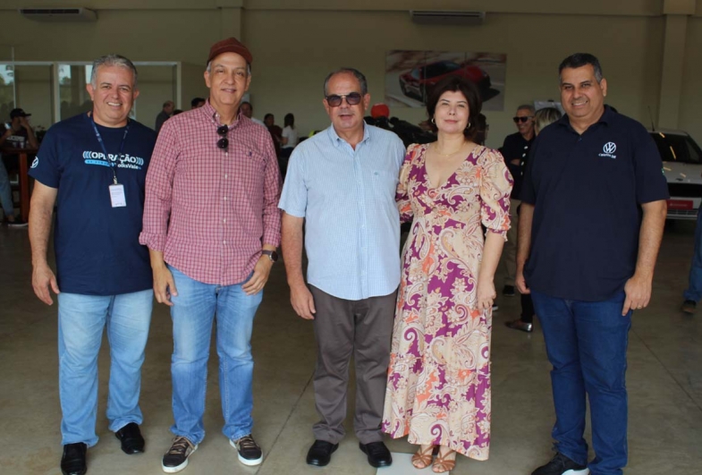 Marquinhos, Rene (proprietário da Coletto 3R), Marcão, Elisangela e Júnior