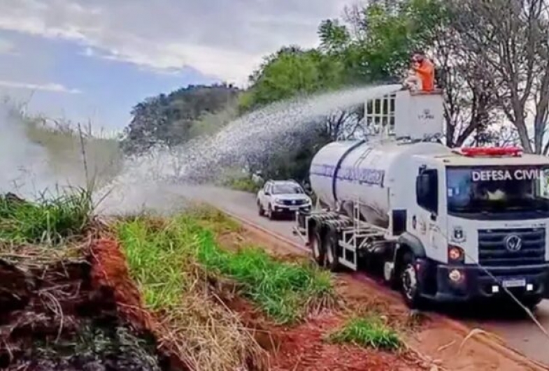 Homem é detido após confessar incêndios em estrada vicinal de Taquarituba
