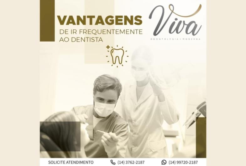 Ir frequentemente ao dentista, sendo o recomendado a cada 6 meses, te traz vantagens como: