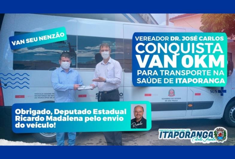 Itaporanga é contemplada com Van para o setor de Saúde