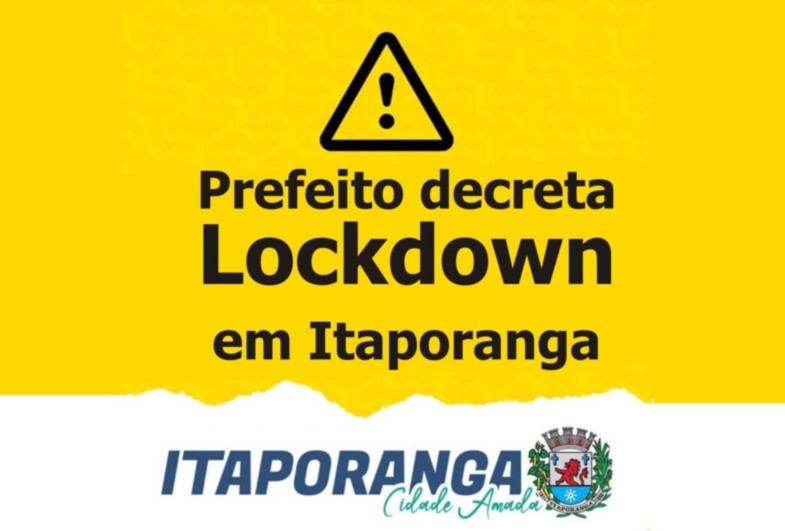 Prefeito decreta Lockdown em Itaporanga