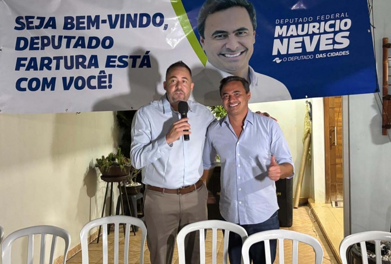 Luciano Filu00e9 e Deputado Federal Mauru00edcio Neves