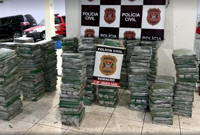 Homem é preso com 633 quilos de maconha escondidos em carga de farinha de trigo