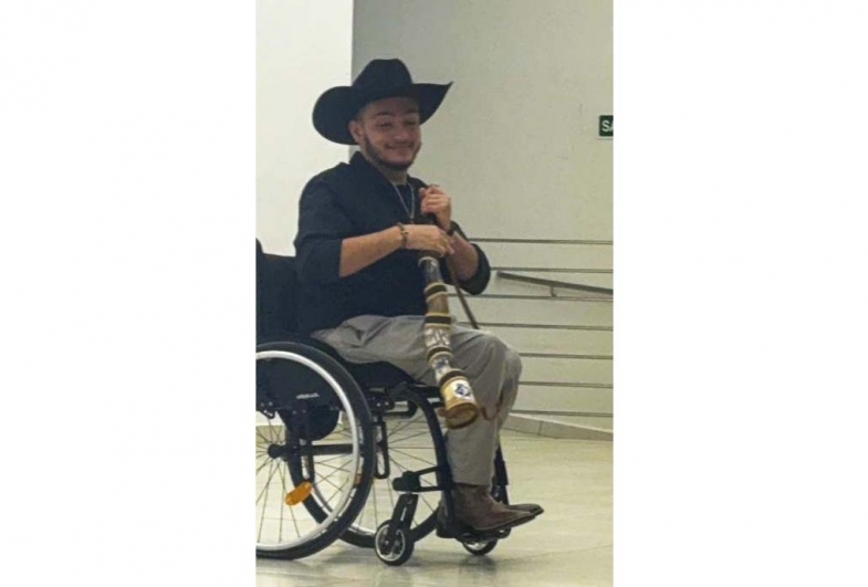 Modelo fez sucesso com seu berrante