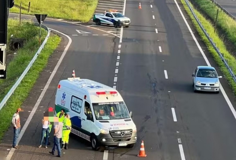 Motociclista morre após cair da moto ao tentar desviar de animais na rodovia em Botucatu