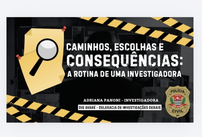 Policial Civil ministra palestra em escola e inspira jovens sobre carreira, vocação e escolhas de vida em Avaré