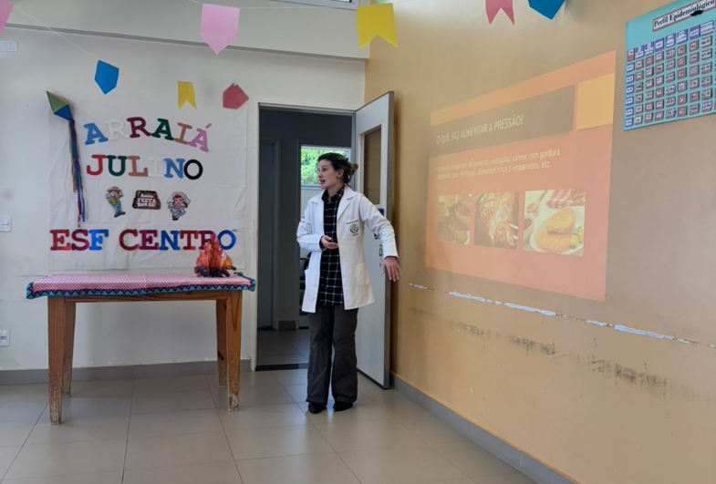 Palestra sobre Alimentação