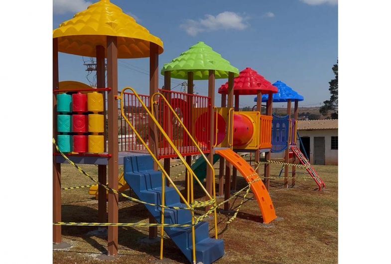 Parque já está montado