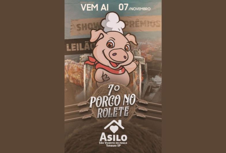 Asilo de Timburi vai realizar 7º Porco no Rolete em novembro