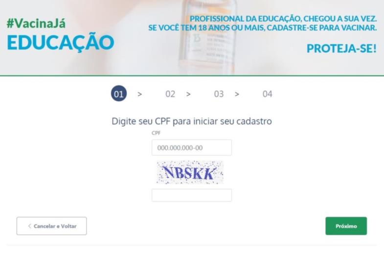 Profissionais da Educação de 18 a 44 anos são vacinados a partir de desta sexta-feira, 11 em Avaré