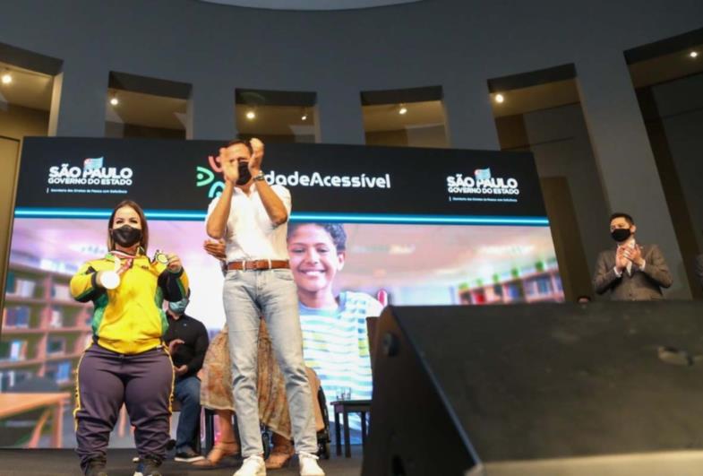 Governador Doria lança programa de acessibilidade para municípios e homenageia atletas paralímpicos 