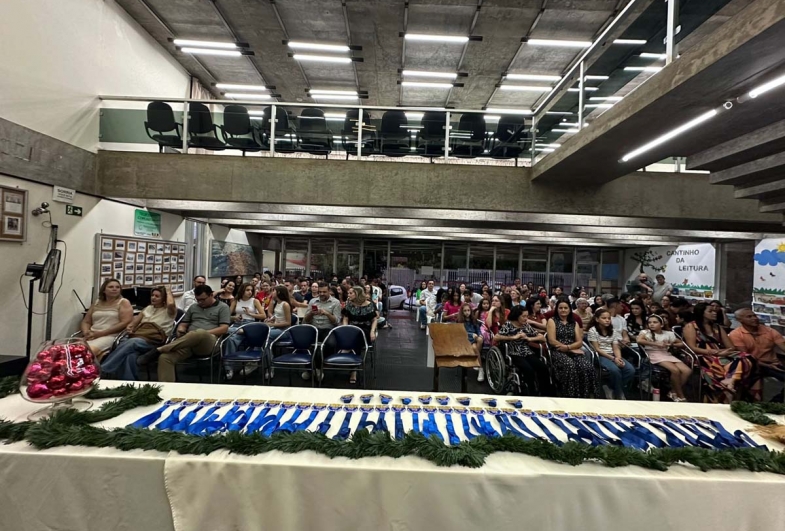 Público presente para premiação