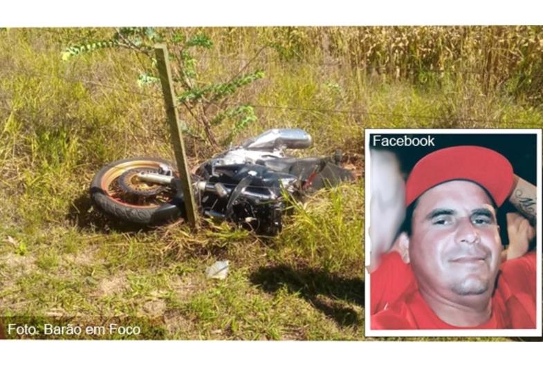 Comerciante morre em acidente de moto na SP-281, entre Itaporanga e Barão de Antonina