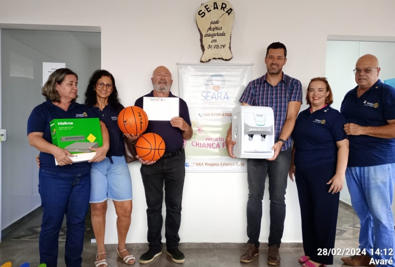 Rotary Jurumirim e a fundação rotária doam  equipamentos para entidade assistencial de Avaré