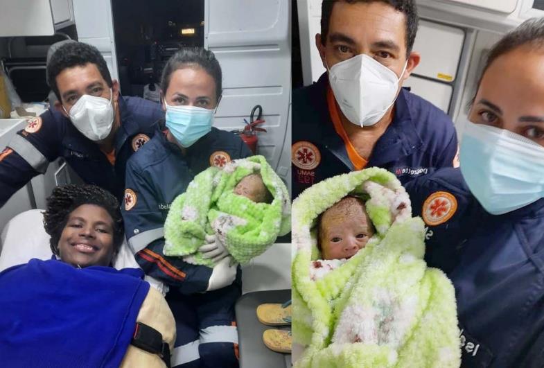 Samu de Fartura realiza parto dentro da ambulância durante a madrugada