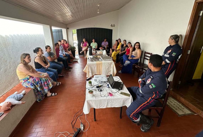 SAMU capacita equipe do SAMCA em Fartura 