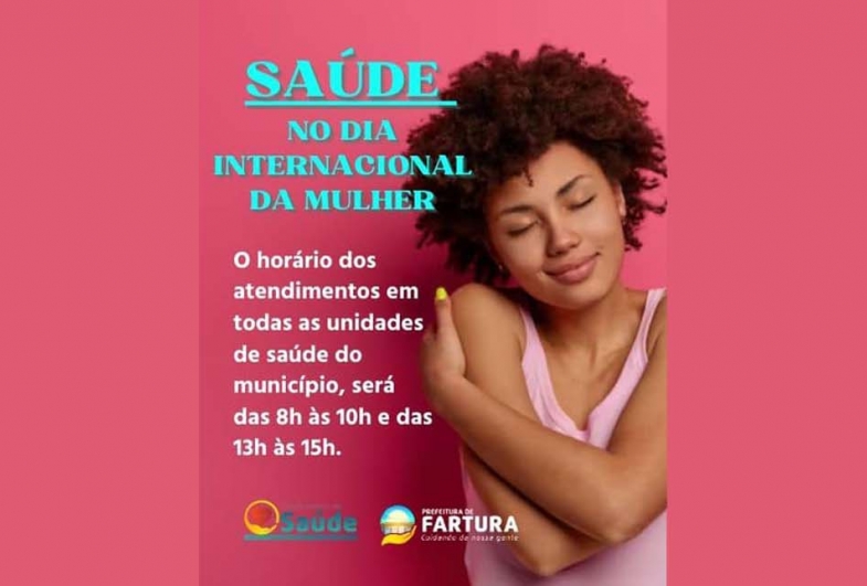 SAÚDE: no dia internacional da mulher