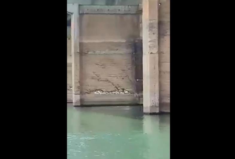 Vídeo revela problema estrutural em ponte da represa Jurumirim; Veja o vídeo