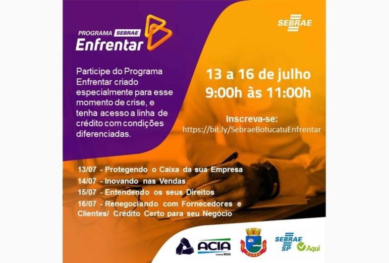 Empresários de Avaré podem participar de programa gratuito do Sebrae para enfrentar a crise