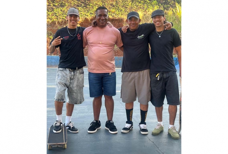 Secretário de Esportes esteve com o organizador Boca durante o evento