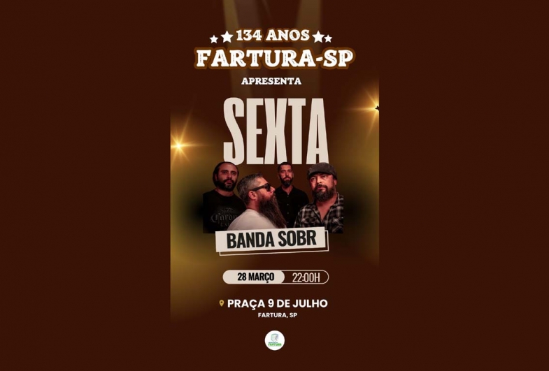 Fartura celebra aniversário com três dias de festa e grandes atrações