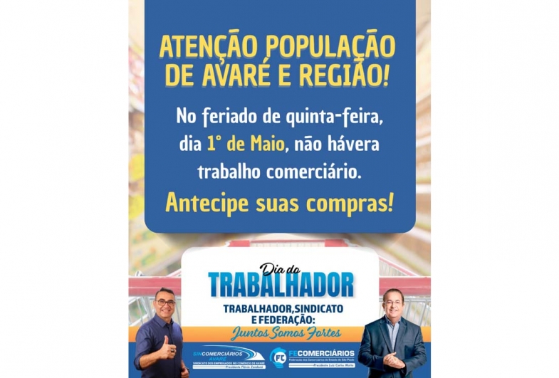 SINCOMERCIÁRIOS DE AVARÉ INFORMA 