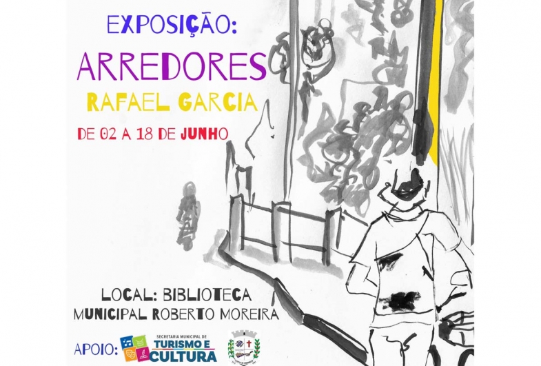 “Arredores” de Rafael Garcia chega à Biblioteca de Fartura