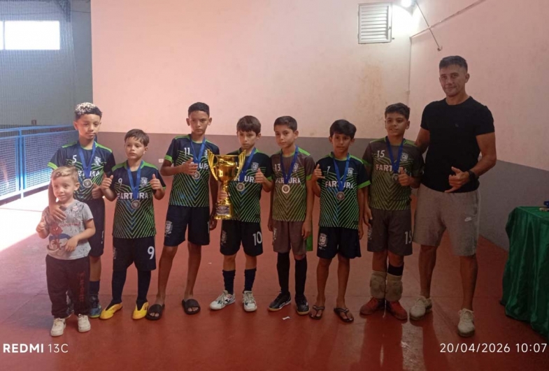 Categoria Sub-11: vice-campeã da 1ª Copinha Sul-Americana de Futsal de Base