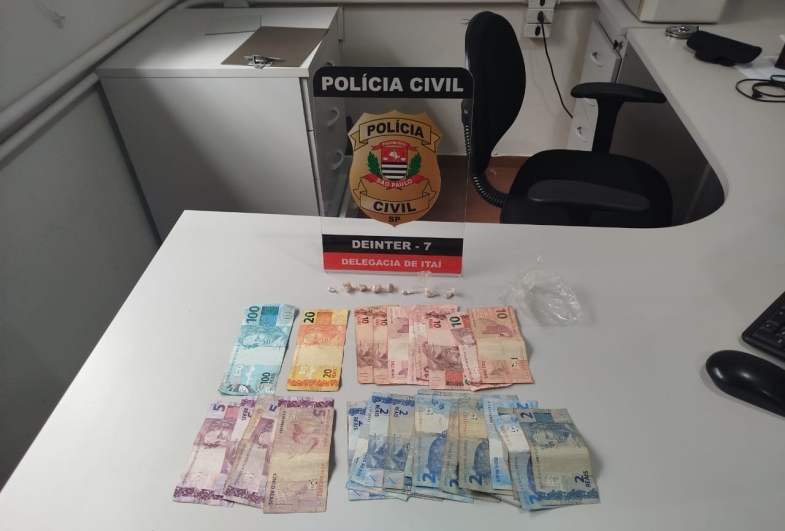 Taxista é preso por tráfico de drogas em Itaí durante ação da Polícia Civil