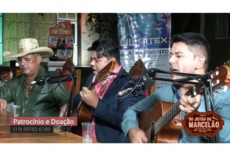 Dupla avareense participa de programa comandado por afilhado de José Rico