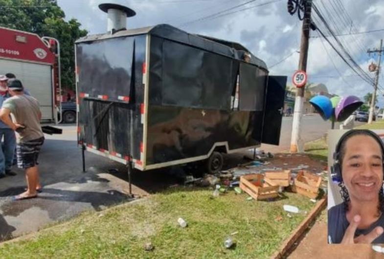 Dono de trailer de lanches que explodiu após vazamento de gás morre em Ourinhos