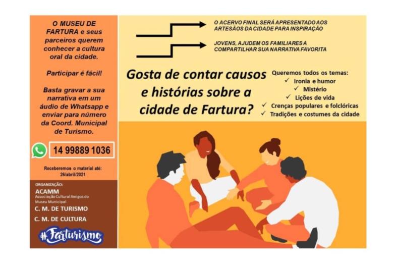 Turismo, Cultura e ACAAM convocam cidadãos para contarem causos, crenças e tradições via WhatsApp