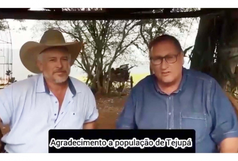 Prefeito Valtinho Boranelli vai ser diplomado e irá tomar posse no dia 1º de janeiro em Tejupá